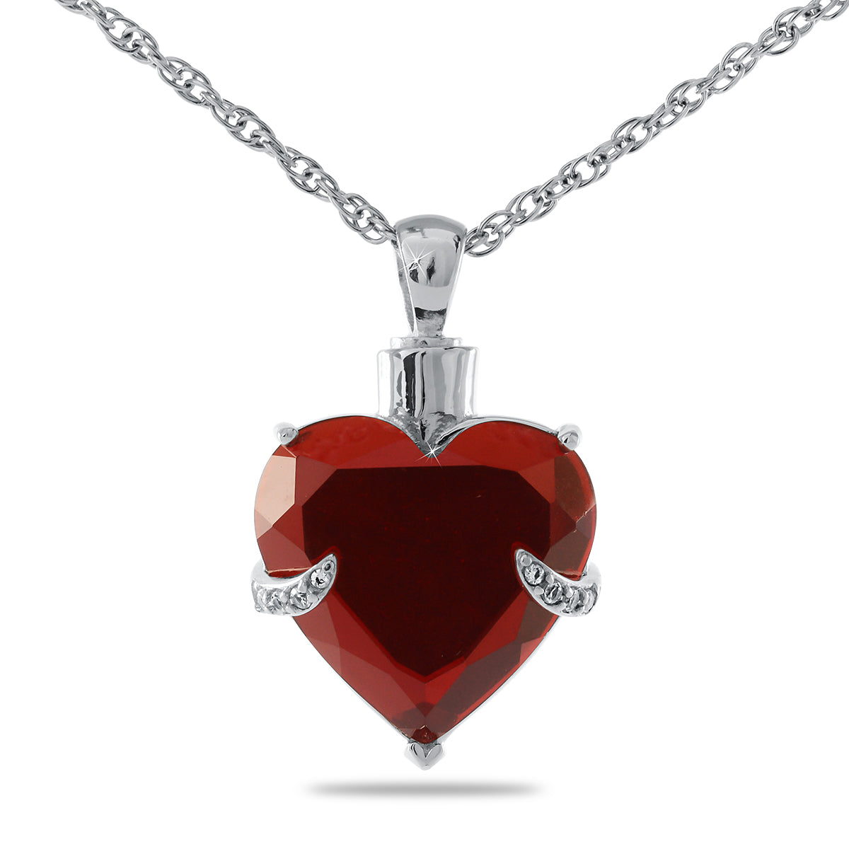 Deep Love Silver Keepsake