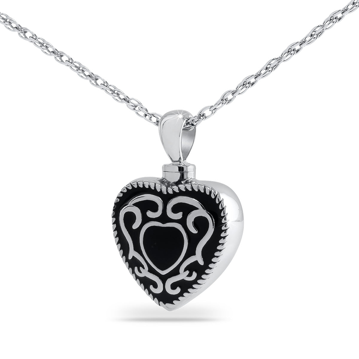 Western Black Heart steel keepsake
